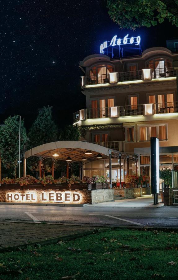Hotel Lebed Ohrid Bagian luar foto