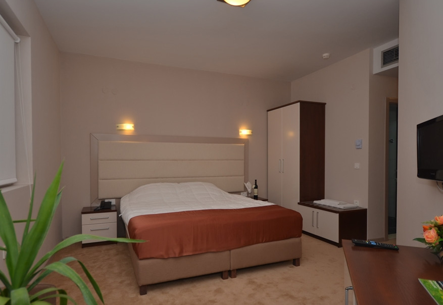 Hotel Lebed Ohrid Bagian luar foto